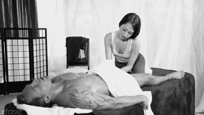 Professional massage session at Massage212 NYC studio